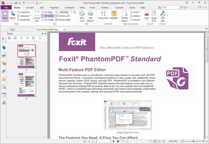Foxit pdf editor full